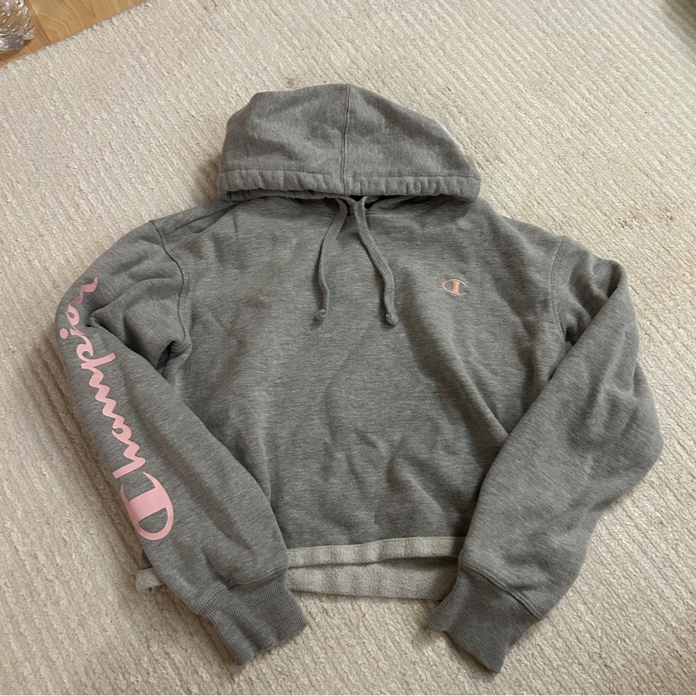 Champion Cropped Sweatshirt - Size S